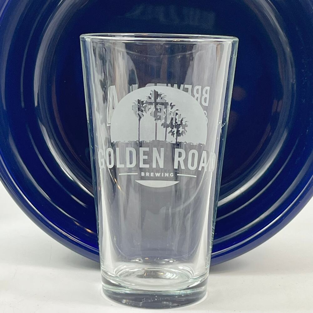 Golden Road Brewing Wolf Pup Session IPA Conical Shaker Pint Glass
